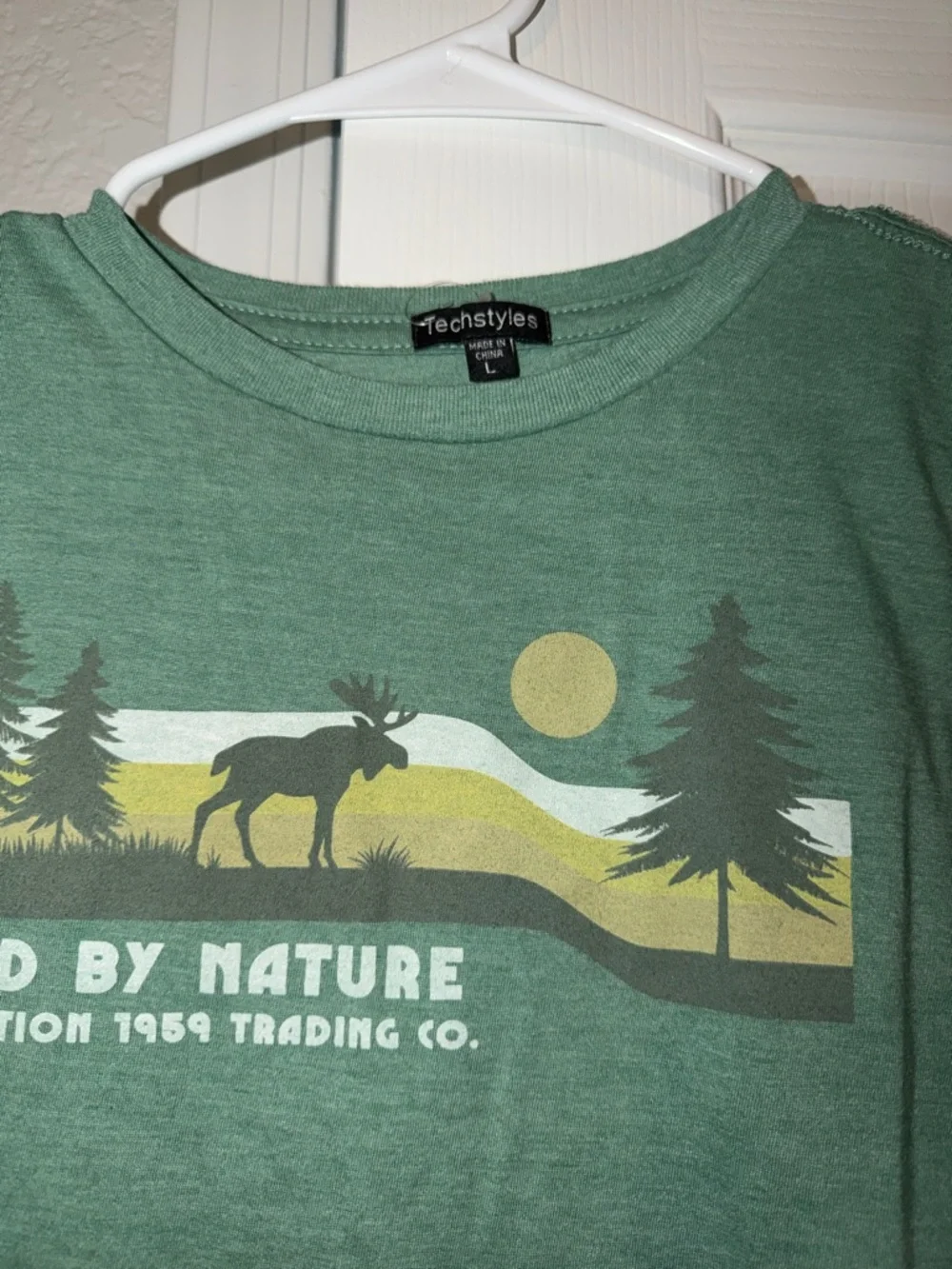 Alaska Chicks Wild By Nature Kids' Green Graphic Tee